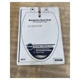 KOHLER Highline Round Grip Tight Bumpers, Soft Close Toilet Seat in White KOHLER Highline Round Grip Tight Bumpers, Soft Close Toilet Seat in White