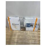 (1 box. 19 sqft) Lifeproof Mountain Brook Marble 22 MIL x 18.5 in. W x 37 in. L Click Lock Waterproof Vinyl Tile Flooring (1 box. 19 sqft) Lifeproof Mountain Brook Marble 22 MIL x 18.5 in. W x 37 in. L Click Lock Waterproof Vinyl Tile Flooring