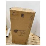 (Broken, See Pictures & Description) Nathan James Bailey 24 in. Upholstered Boucle Rattan and Wood Counter Height Bar Stool w/ Woven Back, Cream Boucle/Brown, Set of 2 (Broken, See Pictures & Description) Nathan James Bailey 24 in. Upholstered Boucle Rattan and Wood Counter Height Bar Stool w/ Woven Back, Cream Boucle/Brown, Set of 2