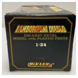 Misc. Die Cast Cars In 1:24 Scale Including Welly Lamborghini Diablo And Maisto Special Edition Cadillac Eldorado Biarritz 1:18 Scale