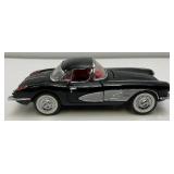 Franklin Mint Miniature Die Cast 1958 Corvette In Original Box