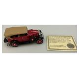 Misc. Die Cast Miniature Cars Including Franklin Mint, John Deere & More (NIB)