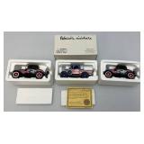 Miniature Die Cast Patriotic Cars (In Original Boxes)
