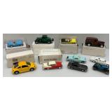 Misc. Die Cast Miniature Cars Including VW Beetle, Chevy & More (NIB)