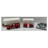 Misc. Die Cast Miniature Fire Trucks & State Trooper Vehicles (NIB)