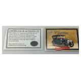 National Motor Museum Mint Miniature Die Cast Cadillac Classics Cars (NIB)