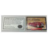 National Motor Museum Mint Miniature Die Cast Cadillac Classics Cars (NIB)