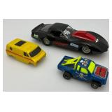 Misc. Slot Sor Including Vintage Stinger Corvette Slot Car And HO Scale Truck Slot Car And Van Body