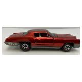1969 Topper Johnny Lightning Custom Eldorado Transparent Red White Interior ( Very Very Nice Condition)