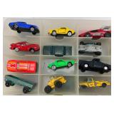 Case Of Misc. Vintage Miniature Die Cast Cars Including REDLINES And More