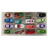 Case Of Misc. Vintage Miniature Die Cast Cars Including REDLINES And More