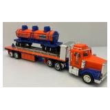 Vintage Lionel Flatbed Toy Truck With Three Dome Tanker Car TMT-18410 In Original Box (Box Has Damage)