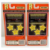 Vintage Matchbox STAR CAR Collection Miniature Die Cast Cars Including Grease, Happy Days, Mash & Taxi (NIB)