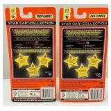 Vintage Matchbox STAR CAR Collection Miniature Die Cast Cars Including Grease, Happy Days, Mash & Taxi (NIB)