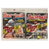 Vintage Factory Sealed Basebal Card Sets