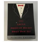 1991 Arena American Hockey Draft Pick Set With COA
