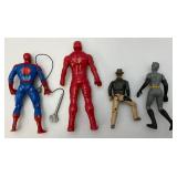 Misc. Pre-Owned Action Figures Including Indiana Jones & More