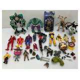 Misc. Pre-Owned Action Figures Including HULK & More