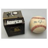 MO VAUGHN Autographed Official Baseball In Original Box