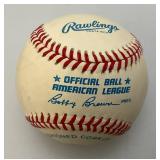 MO VAUGHN Autographed Official Baseball In Original Box