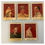 1993 Bordon Miniature Cracker Jack Ball Players Baseball Cards Including COBB, EVERS, LAJOIE, MATHEWSON, And PLANK