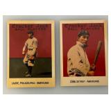 1993 Bordon Miniature Cracker Jack Ball Players Baseball Cards Including COBB, EVERS, LAJOIE, MATHEWSON, And PLANK