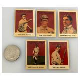 1993 Bordon Miniature Cracker Jack Ball Players Baseball Cards Including COBB, EVERS, LAJOIE, MATHEWSON, And PLANK