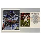 Misc. Sports Photos (Some Autographed) Donte Culpepper, Ed Mcdaniel & More