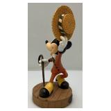 Vintage DISNEY Mickey Mouse Markrita Nifty Hidden Door Pin Box Figurine 10 3/4" With Pin