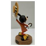 Vintage DISNEY Mickey Mouse Markrita Nifty Hidden Door Pin Box Figurine 10 3/4" With Pin