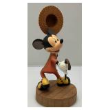 Vintage DISNEY Mickey Mouse Markrita Nifty Hidden Door Pin Box Figurine 10 3/4" With Pin