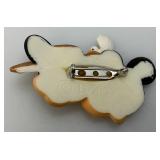 Vintage DISNEY Mickey Mouse Markrita Nifty Hidden Door Pin Box Figurine 10 3/4" With Pin