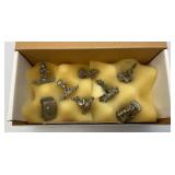 Vintage Disney Miniature Pewter Train Set