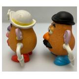 Vintage 1999 DISNEY Miniature Mr. And Mrs. Potato Head Porcelain Figurines 3 3/4"