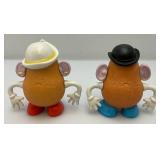 Vintage 1999 DISNEY Miniature Mr. And Mrs. Potato Head Porcelain Figurines 3 3/4"