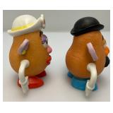Vintage 1999 DISNEY Miniature Mr. And Mrs. Potato Head Porcelain Figurines 3 3/4"