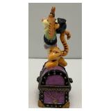Very RARE Est. $90.00 - $200.00  Disney Winnie The Pooh (Tiger) The Pirate Hinged Trinket Box 4"