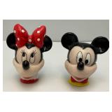 Vintage RARE DISNEY Mickey & Minnie Mouse Miniature Thimbles