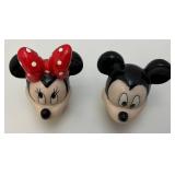 Vintage RARE DISNEY Mickey & Minnie Mouse Miniature Thimbles