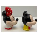 Vintage RARE DISNEY Mickey & Minnie Mouse Miniature Thimbles