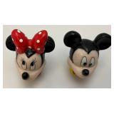 Vintage RARE DISNEY Mickey & Minnie Mouse Miniature Thimbles