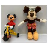 Misc. Vintage Miniature DISNEY Mickey Mouse Collectibles 5" & 6 1/2"