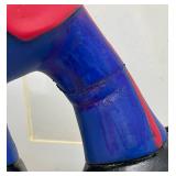 Vintage Collectible Disney Mickey Mouse Safari Explorer Porcelain 5" Figurine & Cruise Lines Mickey 4 1/2" Photo Holder (Leg Repaired) Unnoticeable With Picture In Place