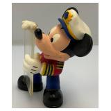 Vintage Collectible Disney Mickey Mouse Safari Explorer Porcelain 5" Figurine & Cruise Lines Mickey 4 1/2" Photo Holder (Leg Repaired) Unnoticeable With Picture In Place