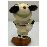 Vintage Collectible Disney Mickey Mouse Safari Explorer Porcelain 5" Figurine & Cruise Lines Mickey 4 1/2" Photo Holder (Leg Repaired) Unnoticeable With Picture In Place