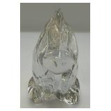 Est. $125.00 - $250.00 Vintage DISNEY Limited Edition 532/2000 "Winnie The Pooh" EEYORE Lead Crystal Figurine 4 1/2" In Original Box  With COA