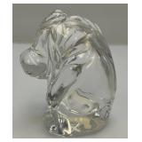 Est. $125.00 - $250.00 Vintage DISNEY Limited Edition 532/2000 "Winnie The Pooh" EEYORE Lead Crystal Figurine 4 1/2" In Original Box  With COA