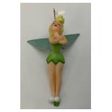 WDCC Walt Disney Classic Collection Tinker Bell Ornament Stand In Original Box (Neck Has Been Well Repaired)