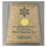 WDCC Walt Disney Classic Collection PLUTO 1999 Holiday Annual Ornament In Original Box