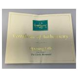 WDCC Walt Disney Classic Collection (The Little Mermaid) Opening Title Scroll With COA In Original Box